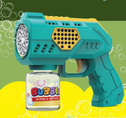 Automatic Light Up Bubble Blower Machine Bubble Gun Automatic Bubble Machine  For Boys Girls Kids Party Wedding Garden