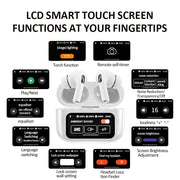 A90 ANC Noise Cancelling In-Ear Bluetooth Headset with AI Translation Long Endurance LED Battery Indicator Open-Ear Options