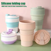 Silicone Folding Coffee Cups, Outdoors Travel Drinking Mug