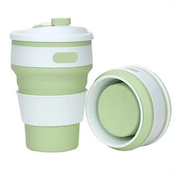 Silicone Folding Coffee Cups, Outdoors Travel Drinking Mug