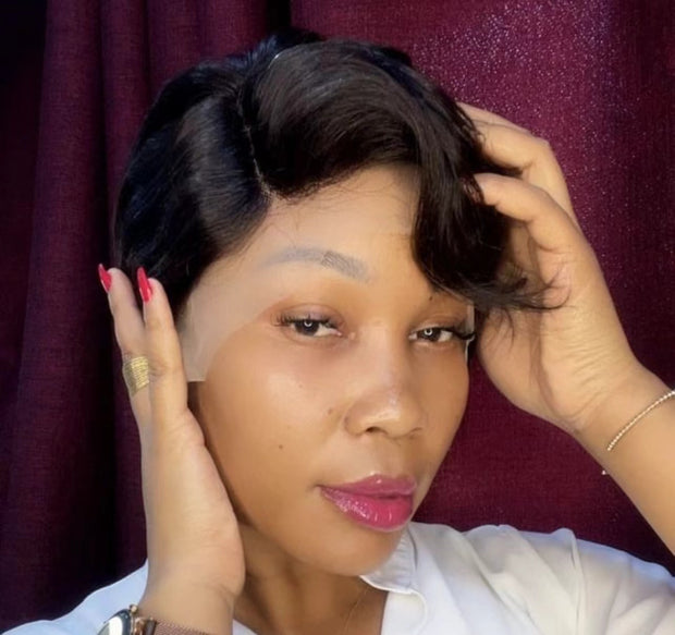 Short 100% Human Hair Wigs