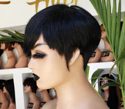 Short 100% Human Hair Wigs