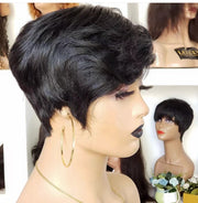 Short 100% Human Hair Wigs