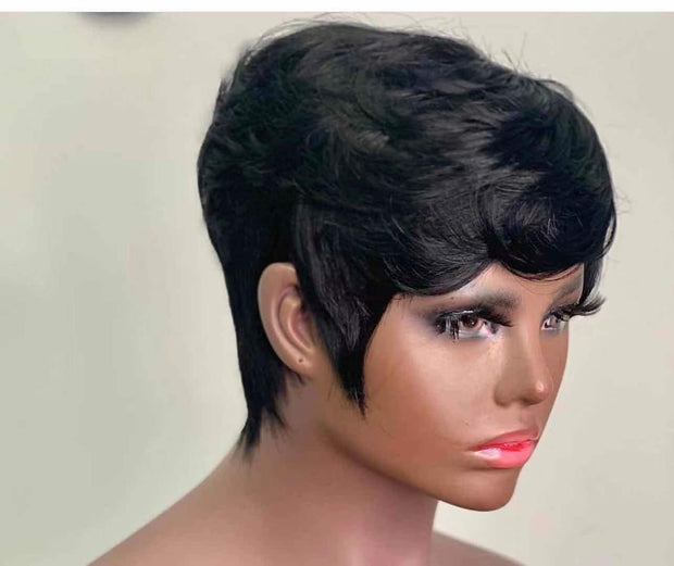 Short 100% Human Hair Wigs