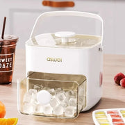 New Press Ice Cube Mold Ice Box Frozen Ball Ware Abrasives Large Capacity Ice Storage Household Food Grade Refrigerator