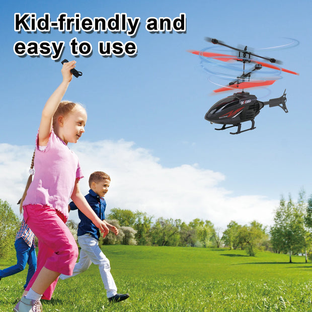 Easy to Fly RC Aircraft With Watch Remote Controller Flying Plane Toys Mini Helicopter RC Drone for 14+ Year
