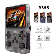 R36S Retro 128GB  3.5 Inch IPS Screen Handheld Game Console Open Source Linux System  Pocket Video Game Console