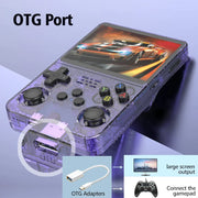 Retro Screen Handheld Game Console Open Source Linux System 64GB R36S Handheld Pocket Video Games Player