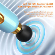 Hot Selling 9 Speed Adjustable Deep Tissue Vibration Muscle Relax Comfort Mini Massage Gun