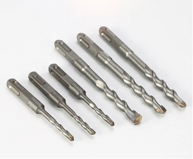 Hard Alloy Electric Hammer Drill Bit Impact Square Handle Round Handle Drilling Bit Set for Cement-Bearing Wall Openings