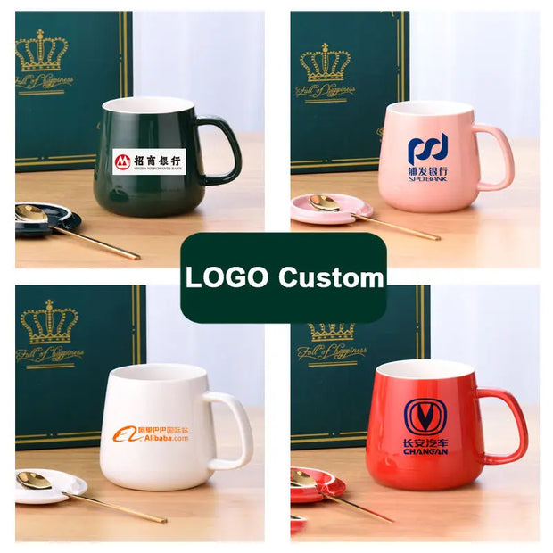 Hot Sale Customized Logo Smart Coffee Cup Business Gift Set with Heating Pad Temperature Control Customized Water Bottle Cup