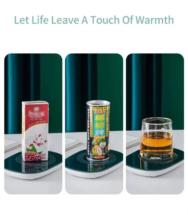 Hot Sale Customized Logo Smart Coffee Cup Business Gift Set with Heating Pad Temperature Control Customized Water Bottle Cup