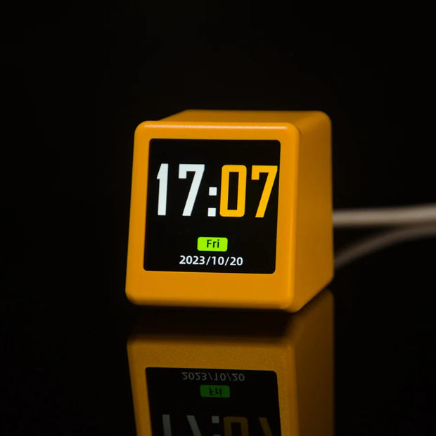 Mini Smart WIFI Weather Forecast Station New Arrivals Clock Calendar Desktop Cute GIF Animations Electronic Album Clock