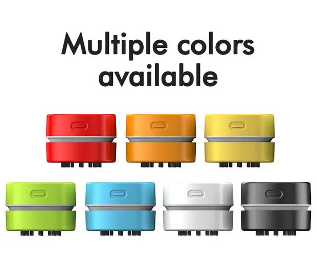 Portable Mini Car & Office Vacuum Cleaner Handheld Dry Dust Sweeper with Multicolor Table Battery-Powered Household Item