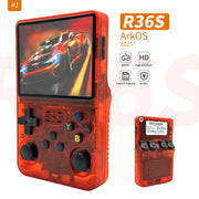 R36S Retro 128GB  3.5 Inch IPS Screen Handheld Game Console Open Source Linux System  Pocket Video Game Console