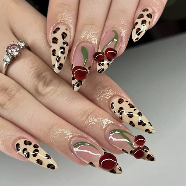 3D Press on Nail Top Selling Nail Supplies Wholesale 3D Bow Decorate Heavy Industry Pre-made Cat Eye Fake Nail with Box