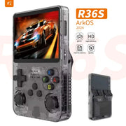 R36S Retro 128GB  3.5 Inch IPS Screen Handheld Game Console Open Source Linux System  Pocket Video Game Console