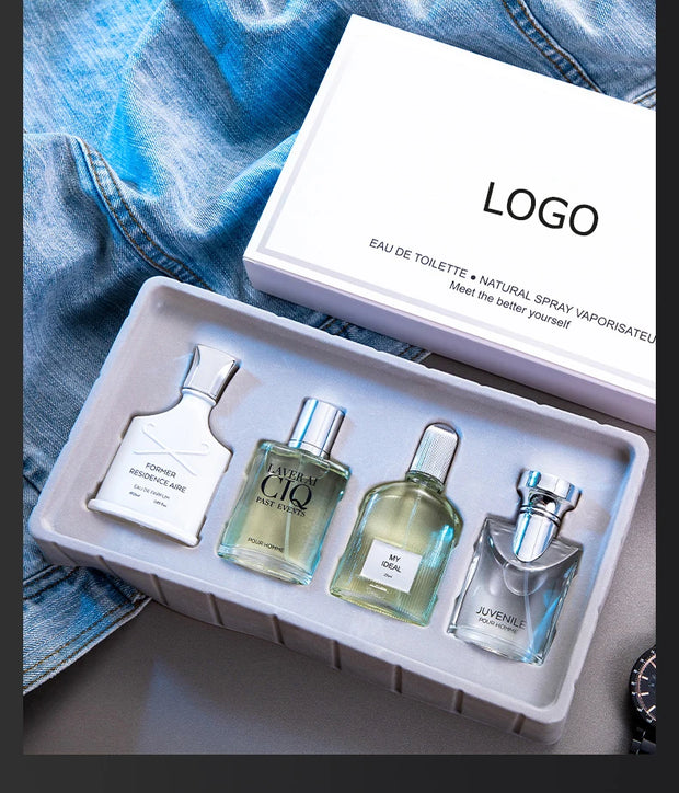 Long-Lasting Men's Fragrance Gift Set Charming Fruity Perfume Spray Eau De Toilette 30ml Volume Perfume Set