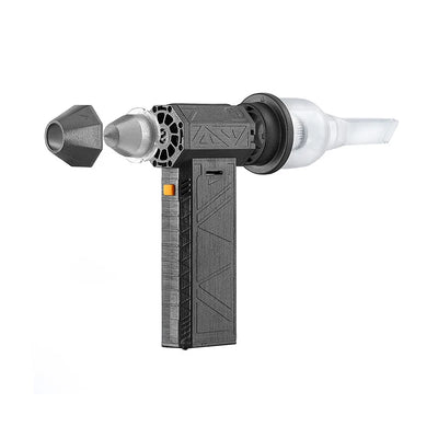 Handheld 130000 Rpm air duster Vacuum Cleaner 4 heads 2 in 1mini Leaf Blower Turbo Fan Car Dry with Safety Hammer