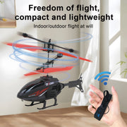 Easy to Fly RC Aircraft With Watch Remote Controller Flying Plane Toys Mini Helicopter RC Drone for 14+ Year