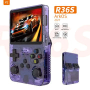 R36S Retro 128GB  3.5 Inch IPS Screen Handheld Game Console Open Source Linux System  Pocket Video Game Console