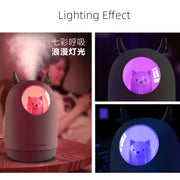 Mini USB Humidifier 300ml Small Cute for Bedroom or Car 1-Year Warranty for Household Use