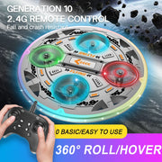 Remote Control Flying Drone Toy 2.4G  with LED Lighting EPP Foam RC UFO for Kids