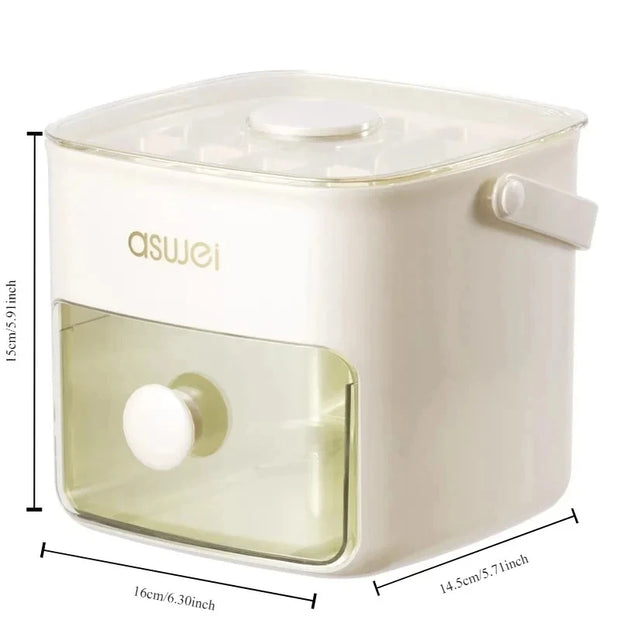 New Press Ice Cube Mold Ice Box Frozen Ball Ware Abrasives Large Capacity Ice Storage Household Food Grade Refrigerator