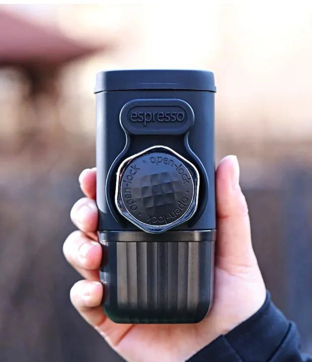 Portable Hand Pressed Coffee Machine Camping Field Capsule Coffee Powder Home Travel Small Espresso Machine Outdoor