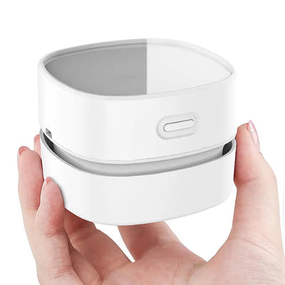 Portable Mini Car & Office Vacuum Cleaner Handheld Dry Dust Sweeper with Multicolor Table Battery-Powered Household Item