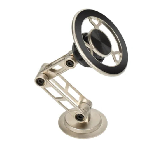 Strong Magnetic Alloy  Stable 1080 Degree Rotation Folding Arm Bracket Car Dashboard Mount Phone Holder