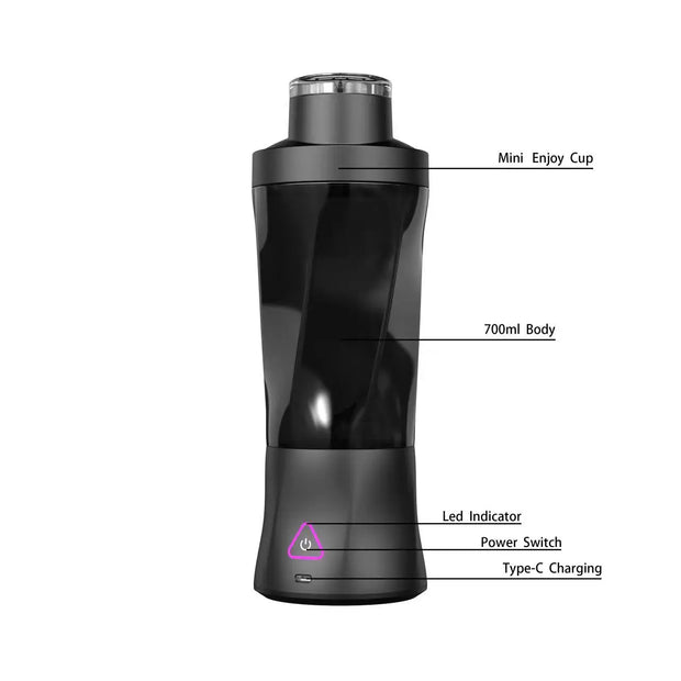 700ml Fresh Fruit Juice Blender Juice Cup USB 6000mah Battery Rechargeable Power Source Outdoor Wireless  Portable Mini Size