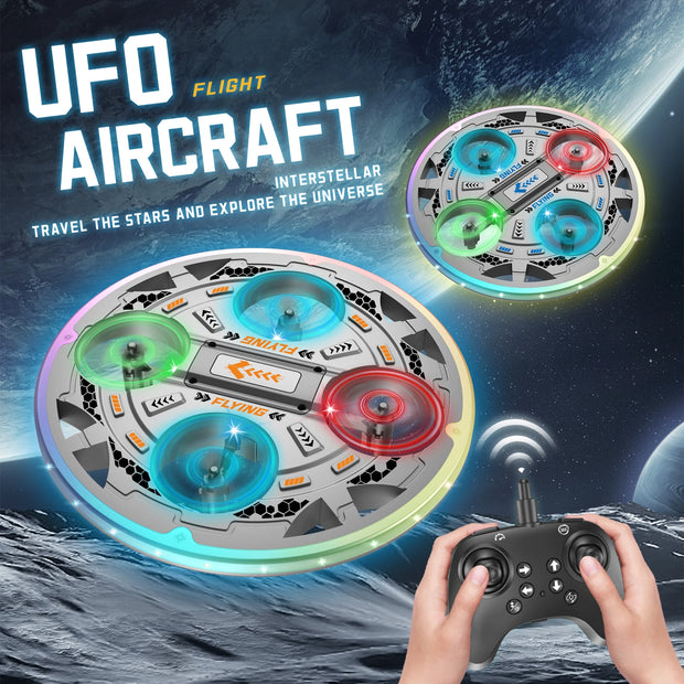 Remote Control Flying Drone Toy 2.4G  with LED Lighting EPP Foam RC UFO for Kids