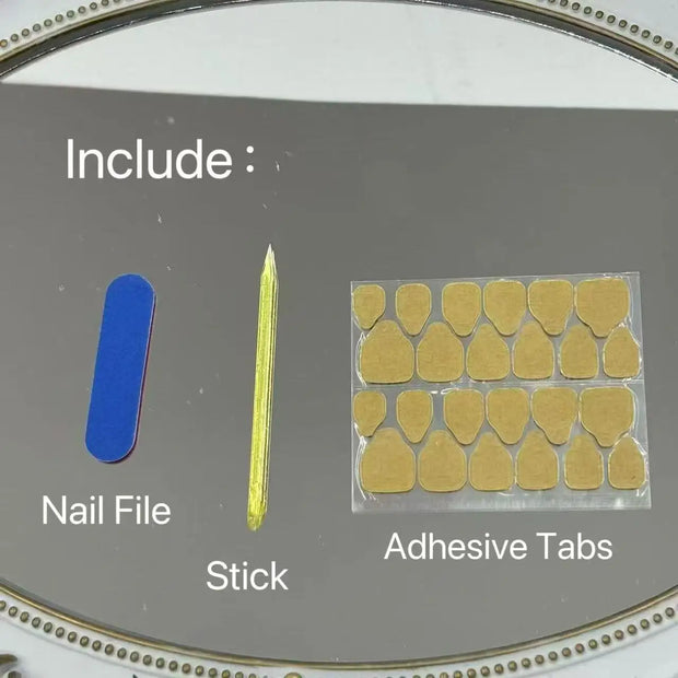 3D Press on Nail Top Selling Nail Supplies Wholesale 3D Bow Decorate Heavy Industry Pre-made Cat Eye Fake Nail with Box