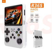 R36S Retro 128GB  3.5 Inch IPS Screen Handheld Game Console Open Source Linux System  Pocket Video Game Console
