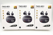 New TWS-M91 Wireless  Cross-Border Clip-On Sports True Wireless Earphones with Digital Display and 30ms Gaming Low Latency