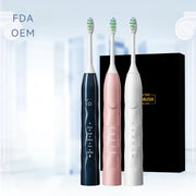 Factory Waterproof IPX7 USB Rechargeable Electric Toothbrush Smart Sonic Electric Toothbrush
