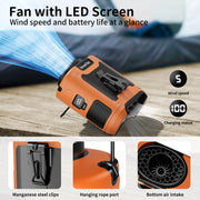 So cool Fan 10000mah Battery Neck Portable Chargeable Waist Fan Usb Mini Clip Fan Plastic Rechargeable Battery Brushless Motor 5V