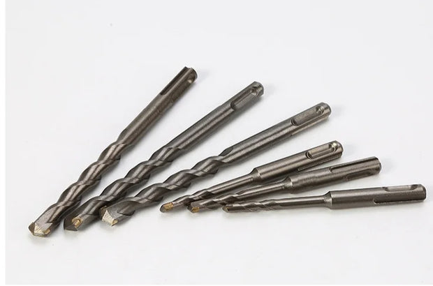 Hard Alloy Electric Hammer Drill Bit Impact Square Handle Round Handle Drilling Bit Set for Cement-Bearing Wall Openings