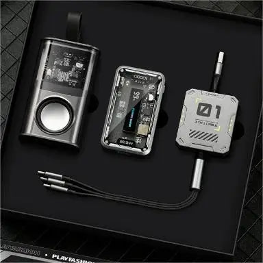 Environmentally friendly modern technology gifts include transparent mecha power supply bank u disk wireless charging board fashion souvenir gifts