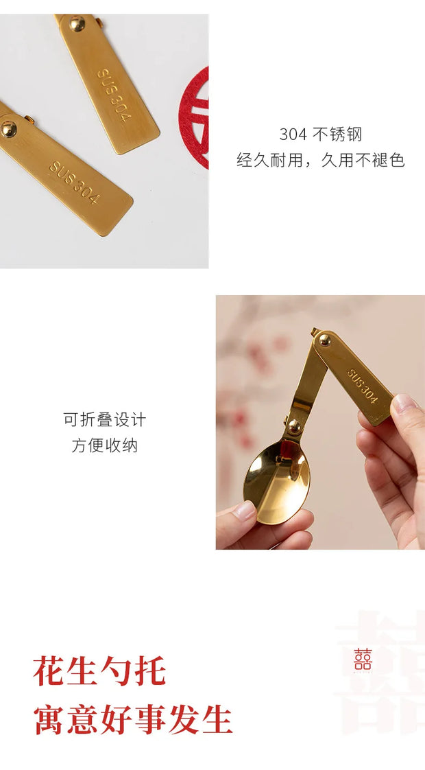 Premium high-end coffee machine cup with lid and spoon practical wedding gift bride engagement backing track