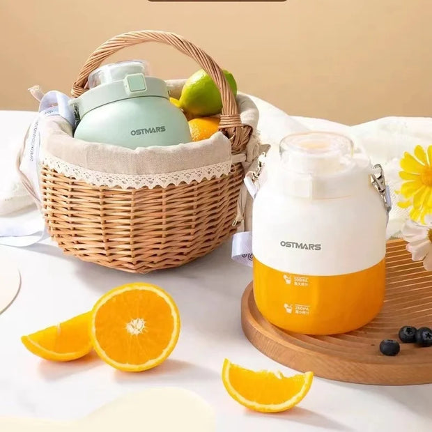 800ML Portable Juicer Fruit Smoothie Electric Wireless Mixer  Juice Cup USB Rechargeable Smoothie Juicer Cup