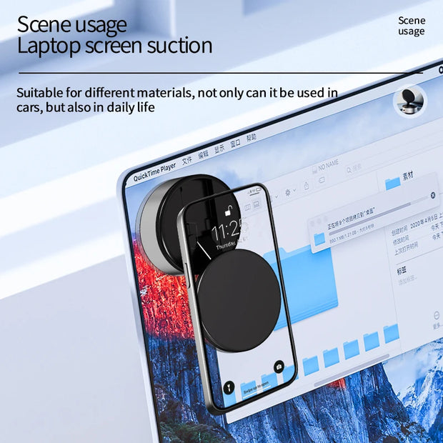 Universal Stable Strong Magnetic Phone Holder Best Selling ProductsVacuum Adsorption Suction 360 Rotation Mobile Phone Holder for Car