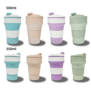 Silicone Folding Coffee Cups, Outdoors Travel Drinking Mug