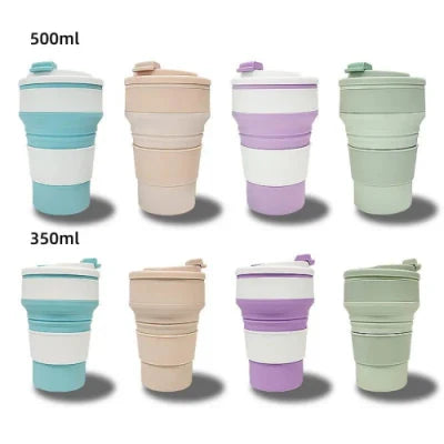 Silicone Folding Coffee Cups, Outdoors Travel Drinking Mug
