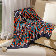 Bohemian sofa blanket Bohemian acrylic nap blanket Winter decoration small blanket Bedside blanket