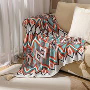 Bohemian sofa blanket Bohemian acrylic nap blanket Winter decoration small blanket Bedside blanket