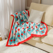 Bohemian sofa blanket Bohemian acrylic nap blanket Winter decoration small blanket Bedside blanket