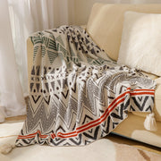 Bohemian sofa blanket Bohemian acrylic nap blanket Winter decoration small blanket Bedside blanket