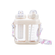 Straw Cup with Dual Compartments